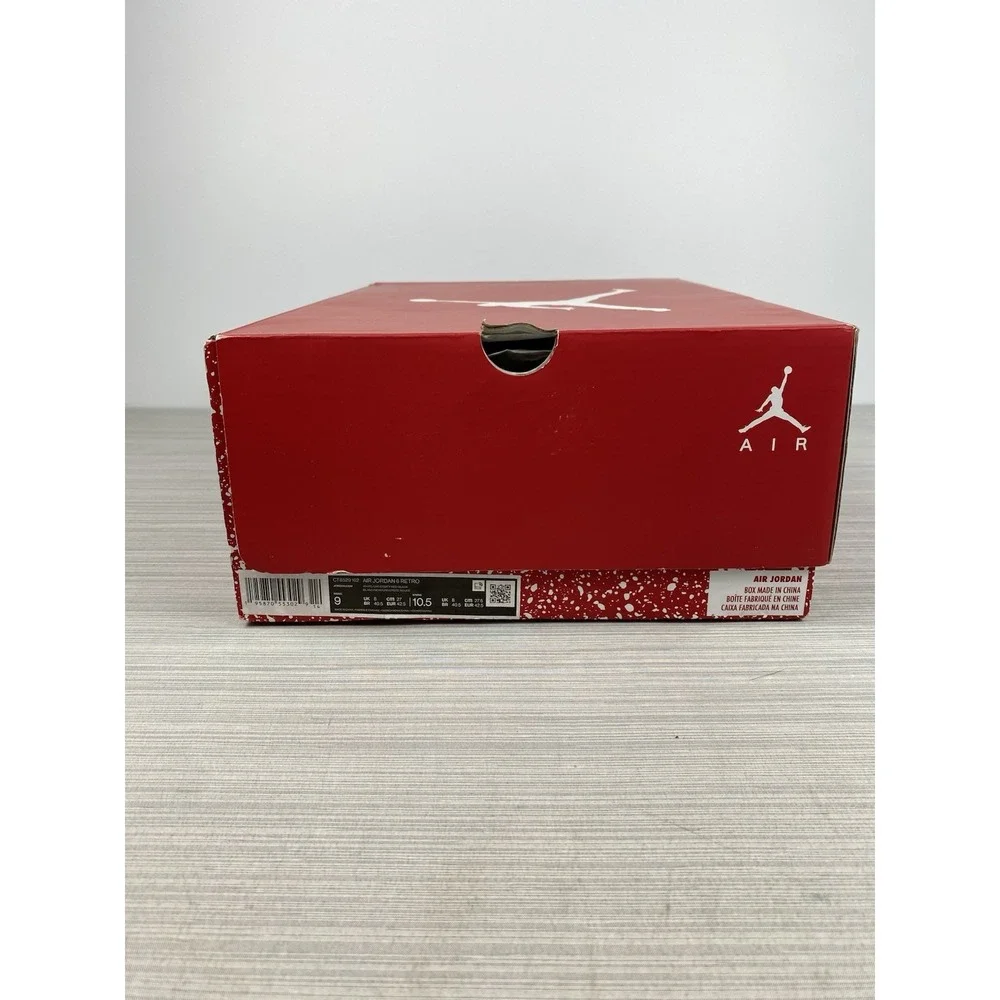 Size 9 - Jordan 6 Retro Red Oreo 2022‎ CT8529-162